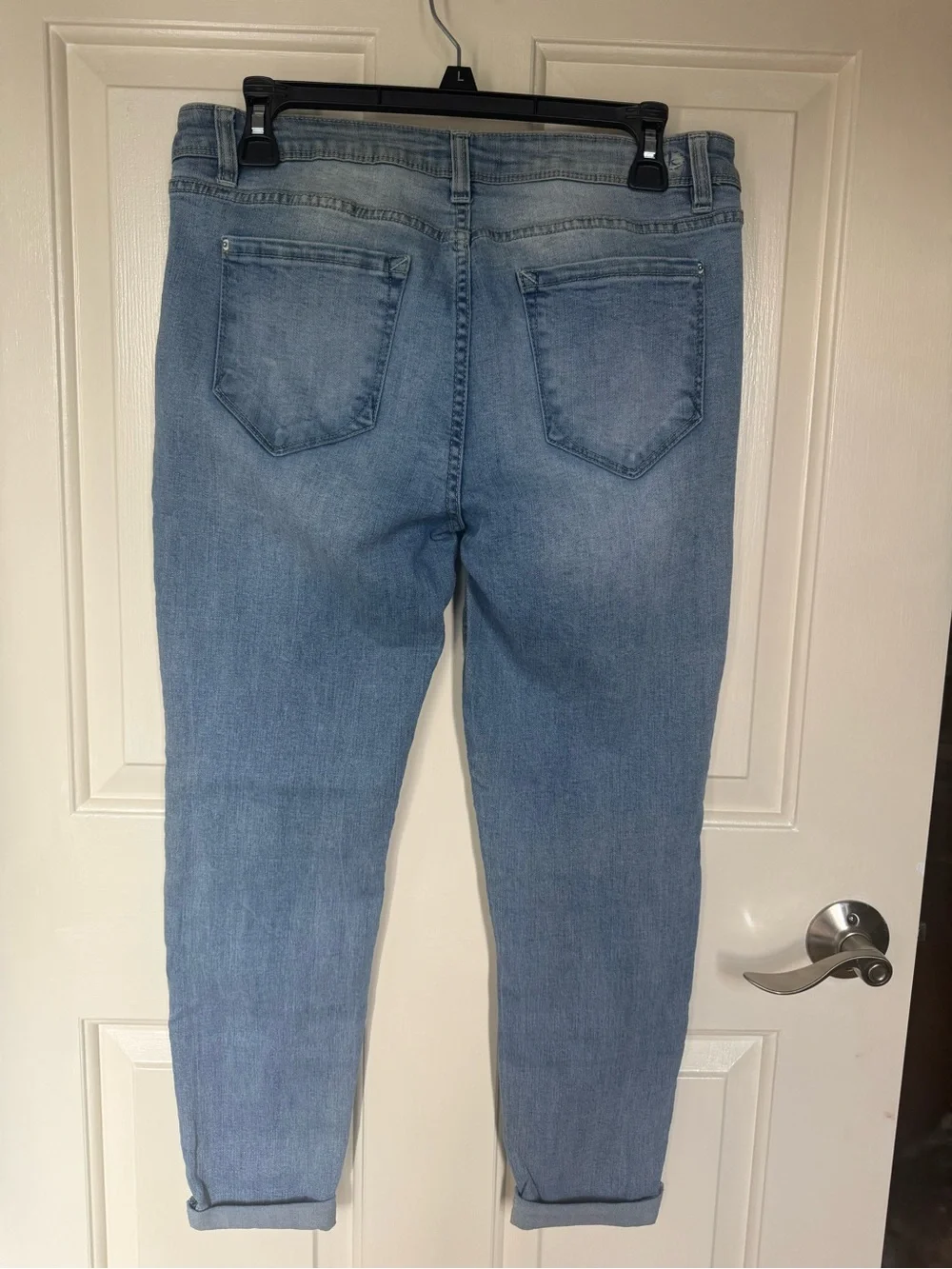 Kensie cropped soft blue